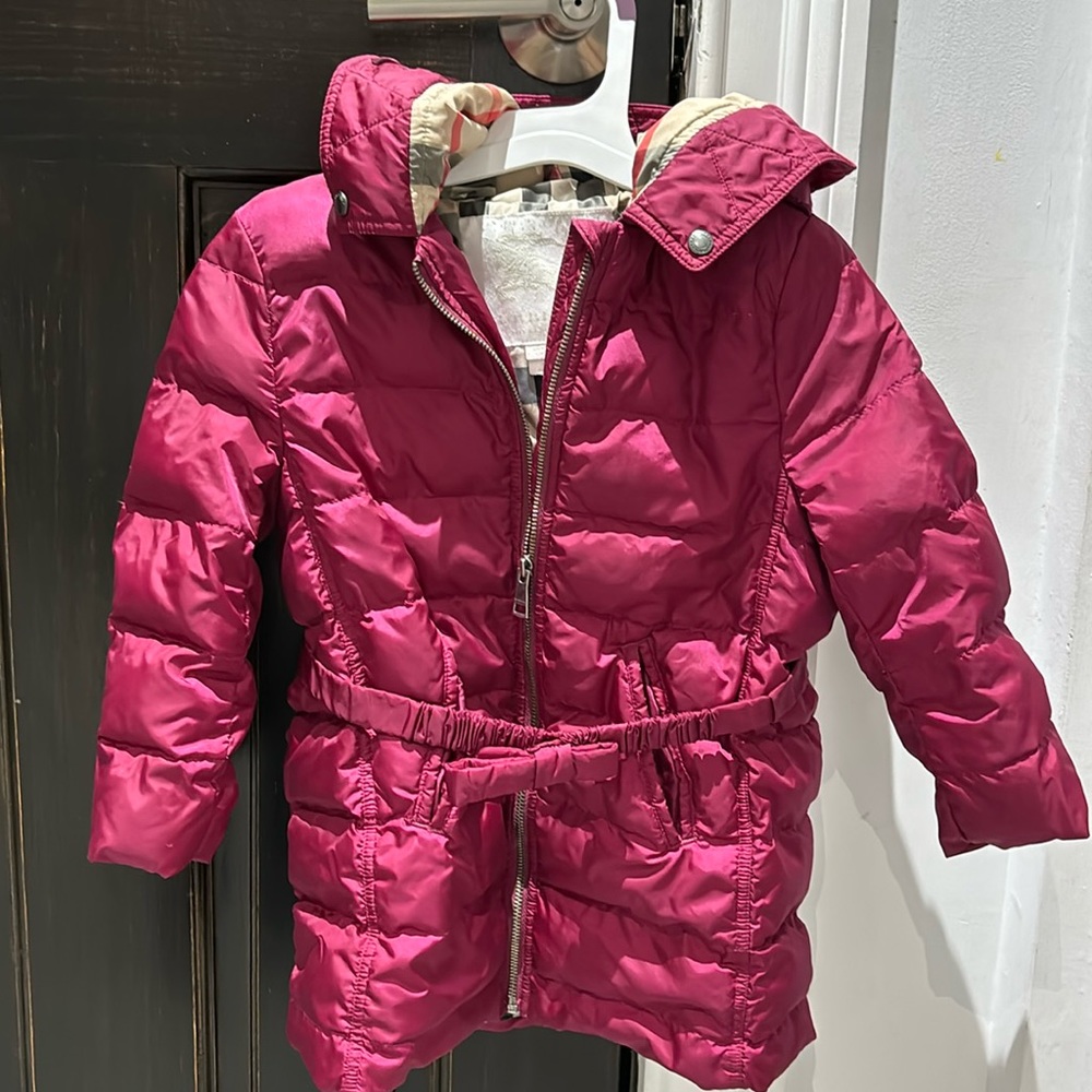 Children’s Burberry down puffer coat size 3Y